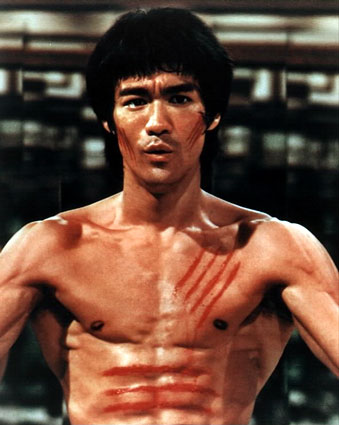 Image result for bruce lee with scratches
