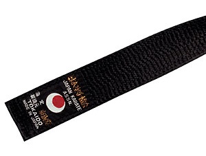 Tokaido Satin Black Belt