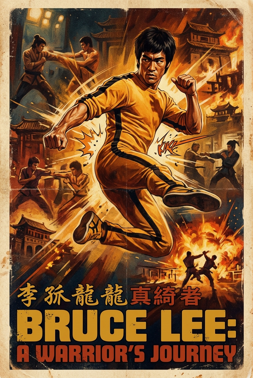 Bruce Lee: A Warrior's Journey documentary poster art