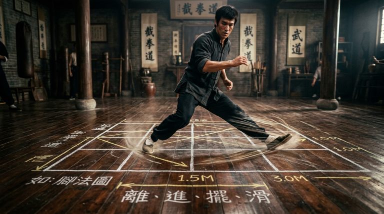 Bruce Lee’s Fancy Footwork
