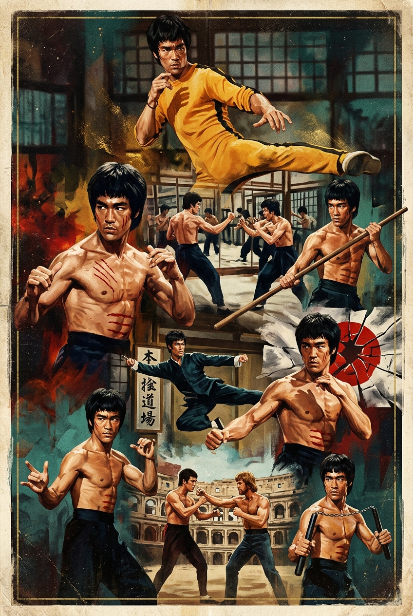 Bruce Lee Master Collection DVD box set artwork