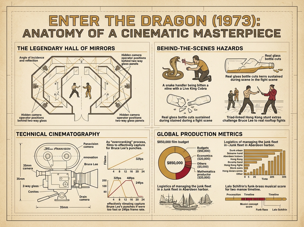 Enter the Dragon (1973): Anatomy of a Cinematic Masterpiece Infographic